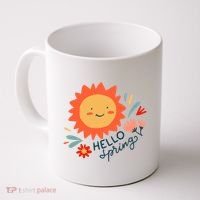 Hello Spring Sunset Floral Coffee Mug thumb 0