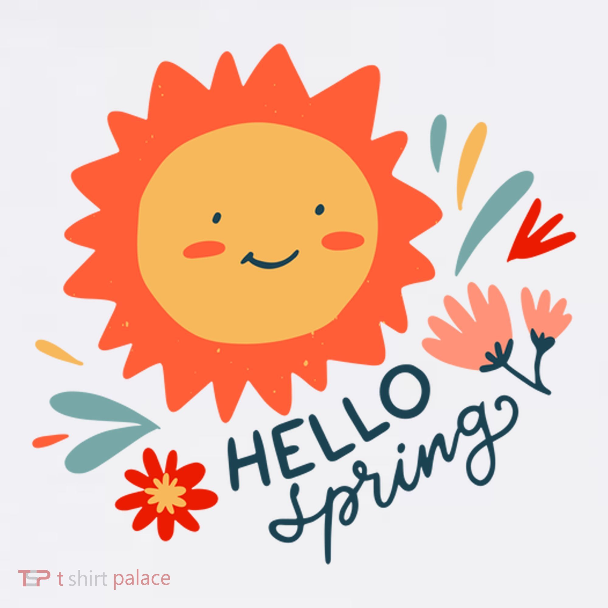 Hello Spring Sunset Floral Coffee Mug