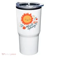 Hello Spring Sunset Floral Tumbler thumb 0