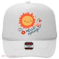 Hello Spring Sunset Floral Hat thumb 0
