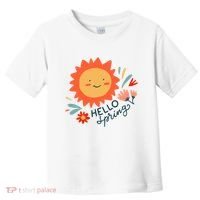 Hello Spring Sunset Floral Toddler T-Shirt thumb 0