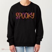 Halloween Spooky Spiderweb Leopard Halloween Day Women's Sweatshirt thumb 0