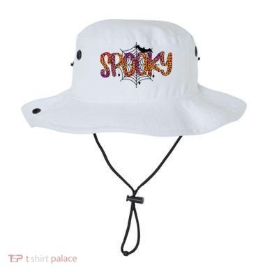 Halloween Spooky Spiderweb Leopard Halloween Day Bucket Hat