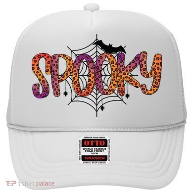 Halloween Spooky Spiderweb Leopard Halloween Day Hat