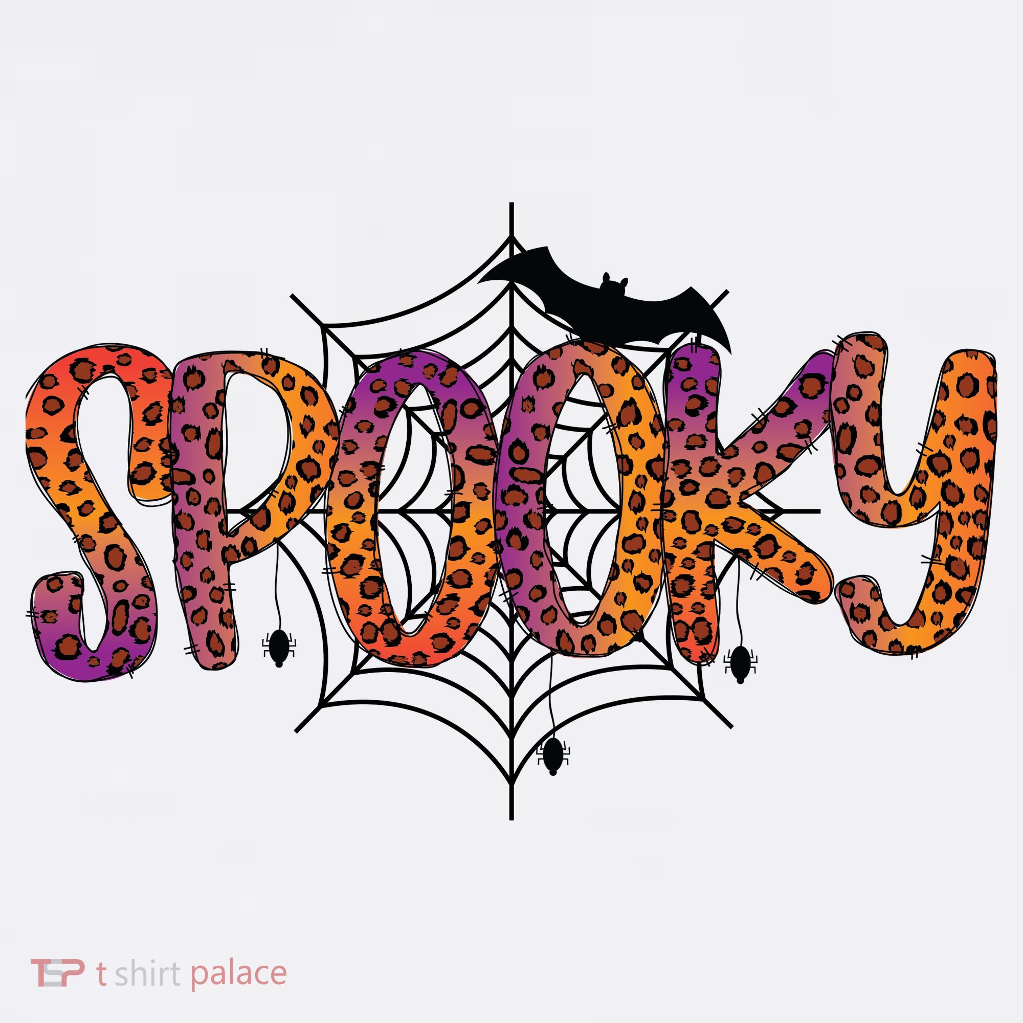Halloween Spooky Spiderweb Leopard Halloween Day Hat