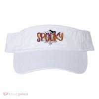 Halloween Spooky Spiderweb Leopard Halloween Day Visor thumb 0