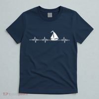 Heartbeat Sailing Sailboat T-Shirt thumb 5