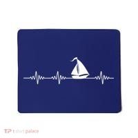 Heartbeat Sailing Sailboat Mousepad thumb 0