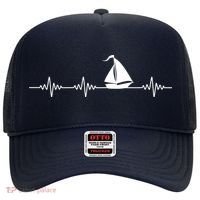 Heartbeat Sailing Sailboat Hat thumb 0