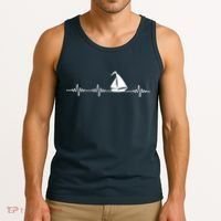 Heartbeat Sailing Sailboat Tank Top thumb 3