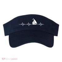 Heartbeat Sailing Sailboat Visor thumb 0