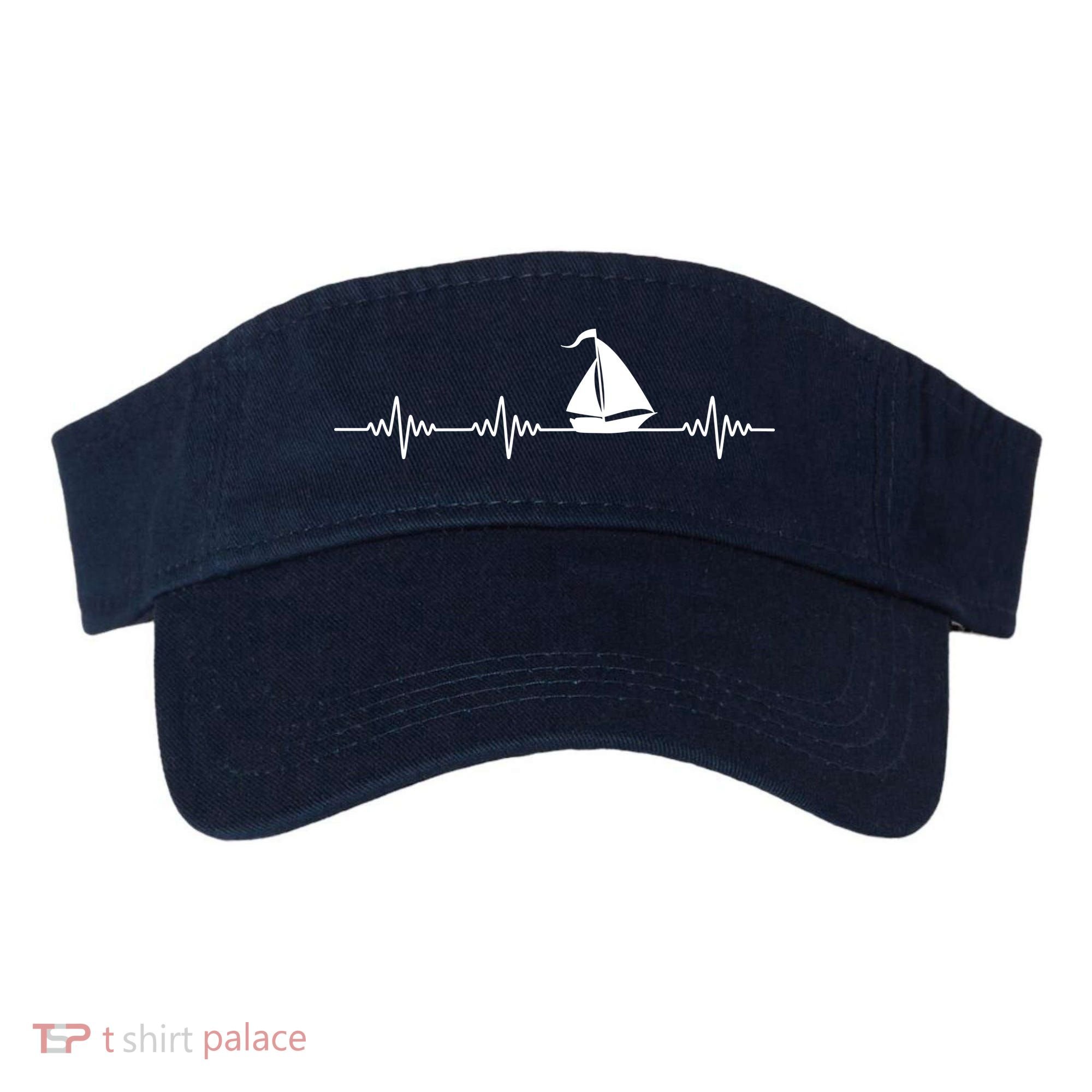 Heartbeat Sailing Sailboat Visor