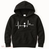 Heartbeat Semicolon Suicide Prevention Awareness Graphic Kids Hoodie thumb 0