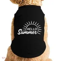 Hello Summer Sunset Doggie Tank thumb 0