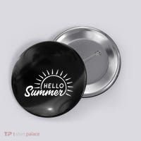 Hello Summer Sunset Button thumb 0
