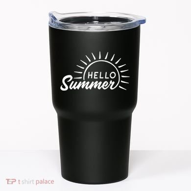 Hello Summer Sunset Tumbler