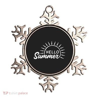 Hello Summer Sunset Ornament