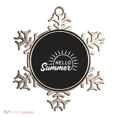 Hello Summer Sunset Ornament