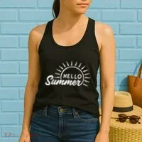 Hello Summer Sunset Women's Tank Top thumb 2