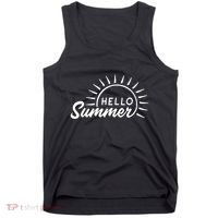 Hello Summer Sunset Tank Top thumb 0