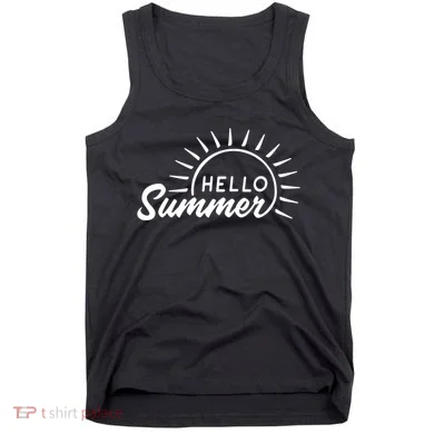 Hello Summer Sunset Tank Top