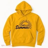 Hello Summer Sunset Hoodie thumb 0