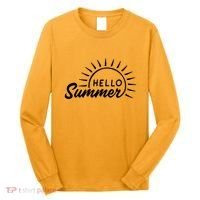 Hello Summer Sunset Long Sleeve Shirt thumb 0
