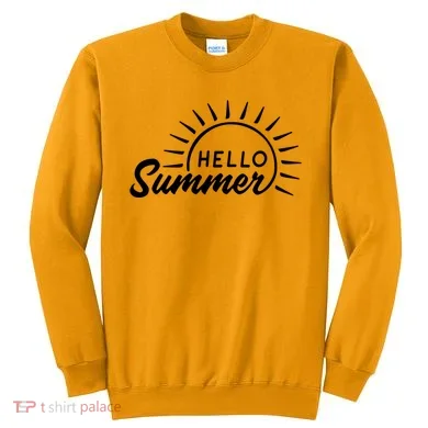 Hello Summer Sunset Sweatshirt