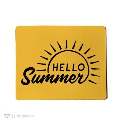 Hello Summer Sunset Mousepad