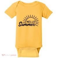 Hello Summer Sunset Baby Bodysuit thumb 0
