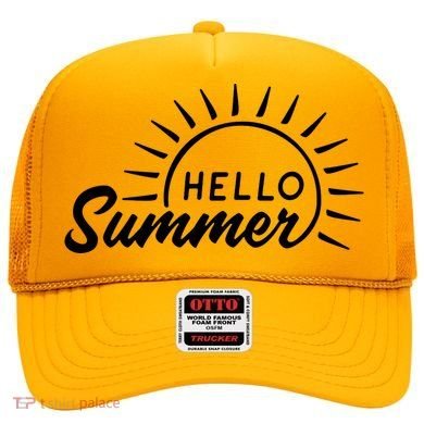 Hello Summer Sunset Hat