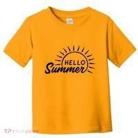 Hello Summer Sunset Toddler T-Shirt thumb 0
