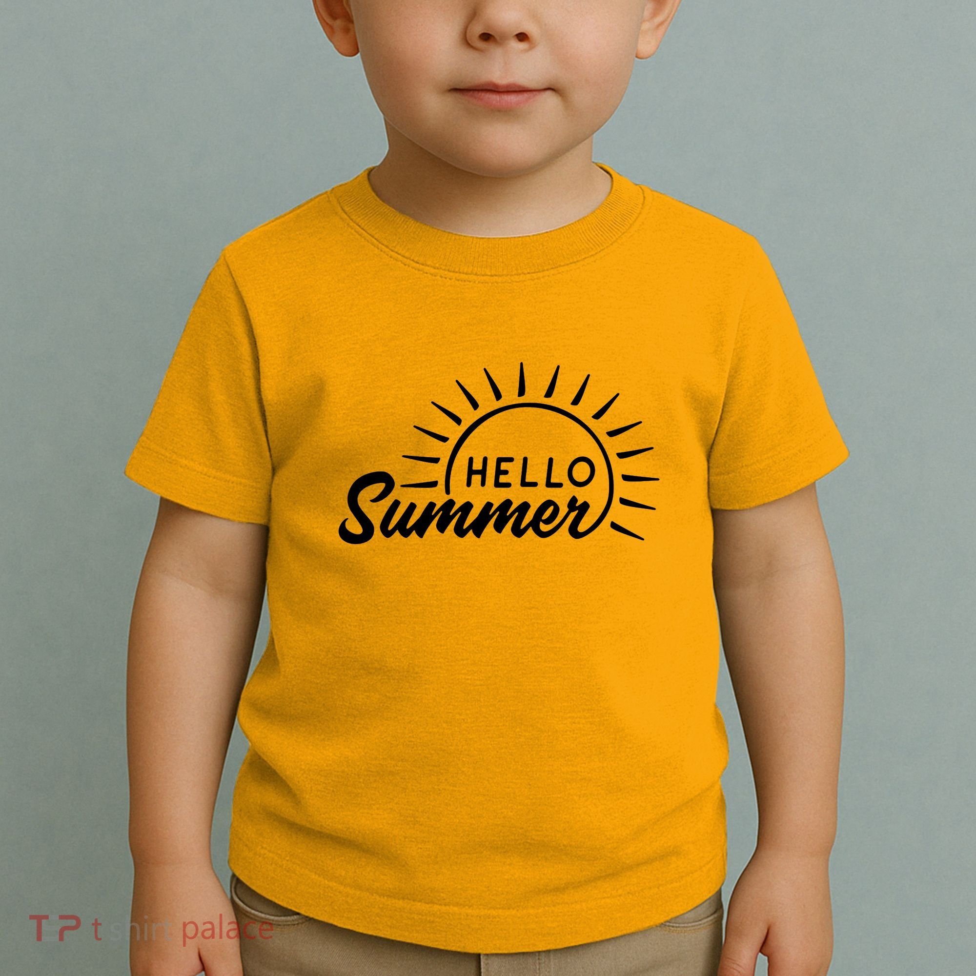 Hello Summer Sunset Toddler T-Shirt