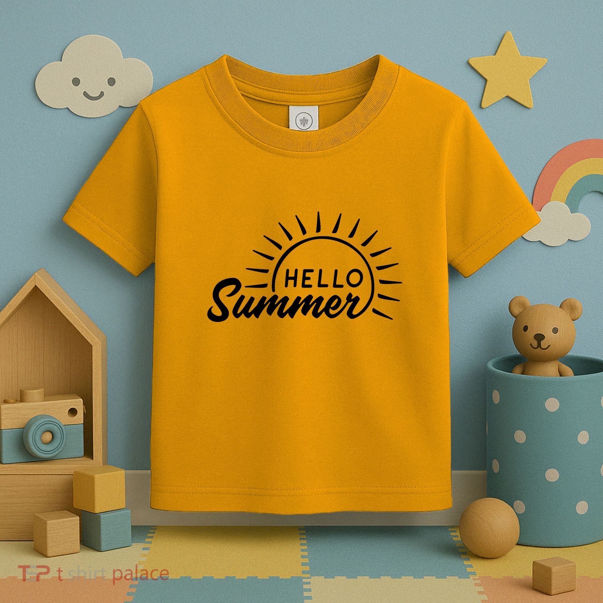 Hello Summer Sunset Toddler T-Shirt