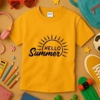 Hello Summer Sunset Kids T-Shirt thumb 3