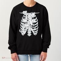 Human Skeleton Spine Cats Women's Sweatshirt thumb 0