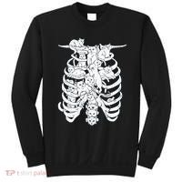 Human Skeleton Spine Cats Sweatshirt thumb 0