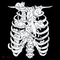 Human Skeleton Spine Cats Sweatshirt thumb 3