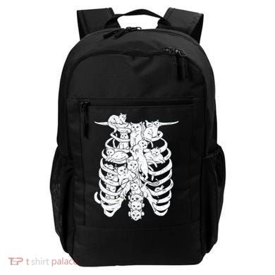 Human Skeleton Spine Cats Backpack