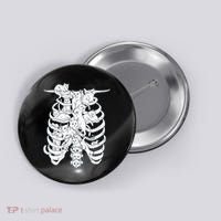 Human Skeleton Spine Cats Button thumb 0