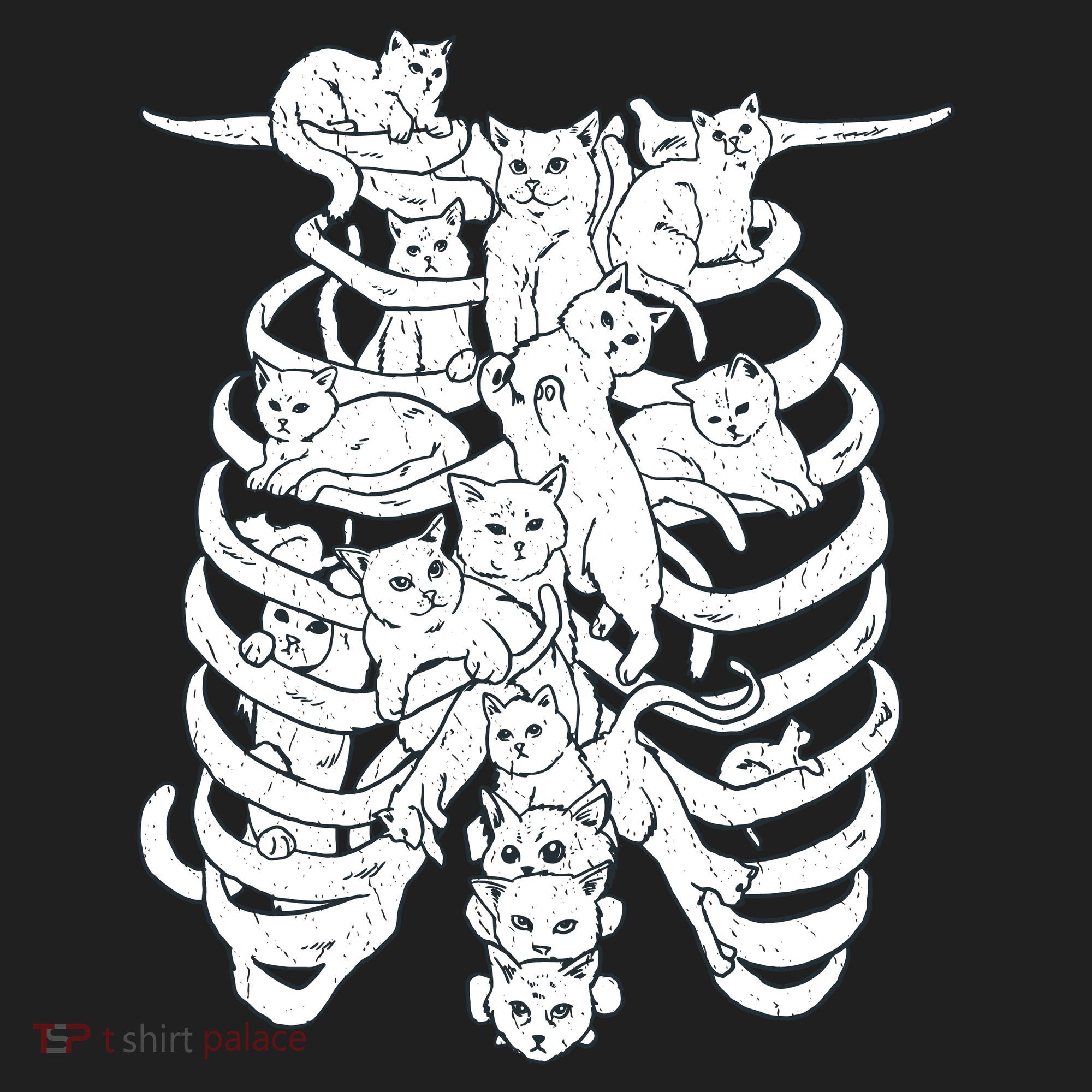 Human Skeleton Spine Cats Beanie