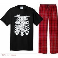 Human Skeleton Spine Cats Pajama Set thumb 0