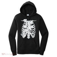 Human Skeleton Spine Cats Women's Hoodie thumb 0