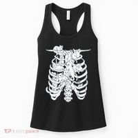 Human Skeleton Spine Cats Women's Tank Top thumb 0