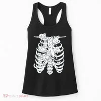 Human Skeleton Spine Cats Women's Tank Top thumb 0