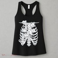 Human Skeleton Spine Cats Women's Tank Top thumb 3
