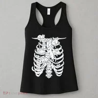 Human Skeleton Spine Cats Women's Tank Top thumb 3