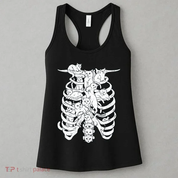 Human Skeleton Spine Cats Women's Tank Top