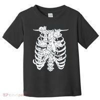 Human Skeleton Spine Cats Toddler T-Shirt thumb 0