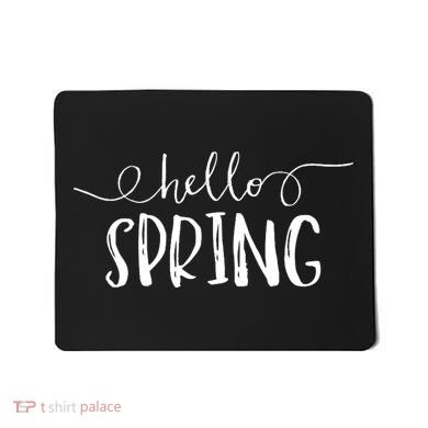 Hello Spring Season Mousepad
